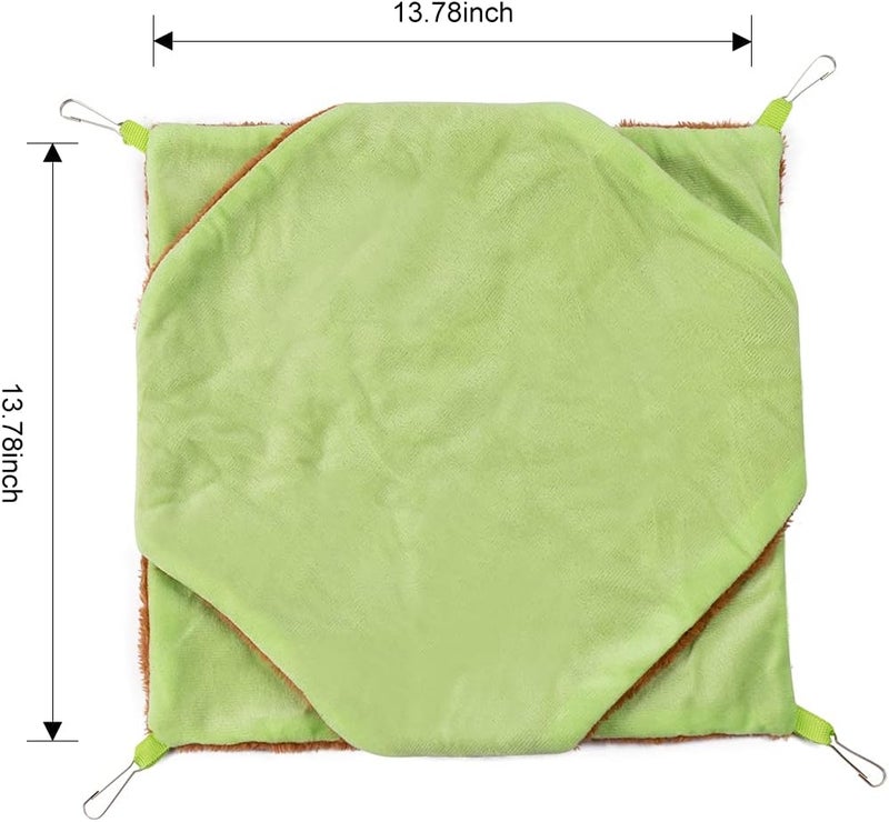 EWUHRY Pet Cage Hammock, Bunkbed Hanging Hammock for Small Animal Hideout - Sugar Glider, Ferret, Squirrel, Guinea Pig - Image 4