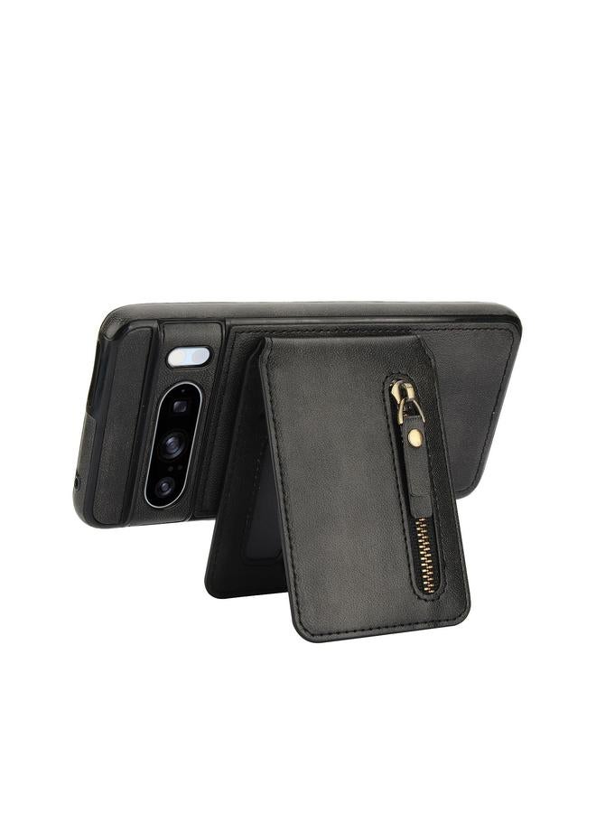 Green Tiger Case For Google Pixel 8 Pro Zipper Wallet Split MagSafe Leather Back Phone Case - Image 3