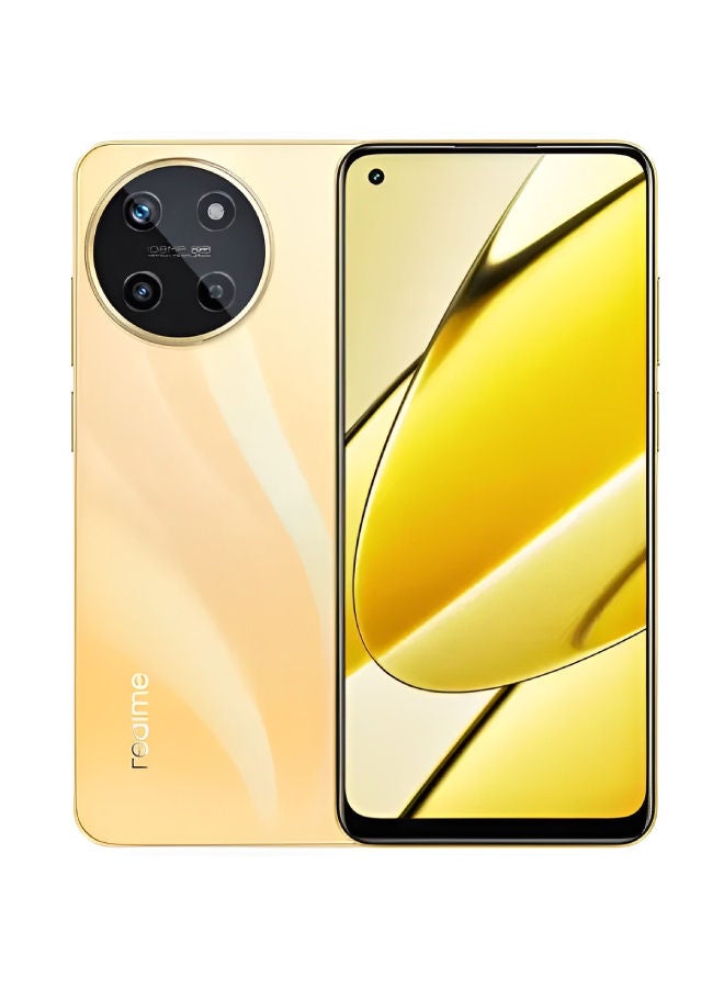Realme 11 Dual SIM 8GB Ram 256GB 4G Glory Gold-International version - Image 1