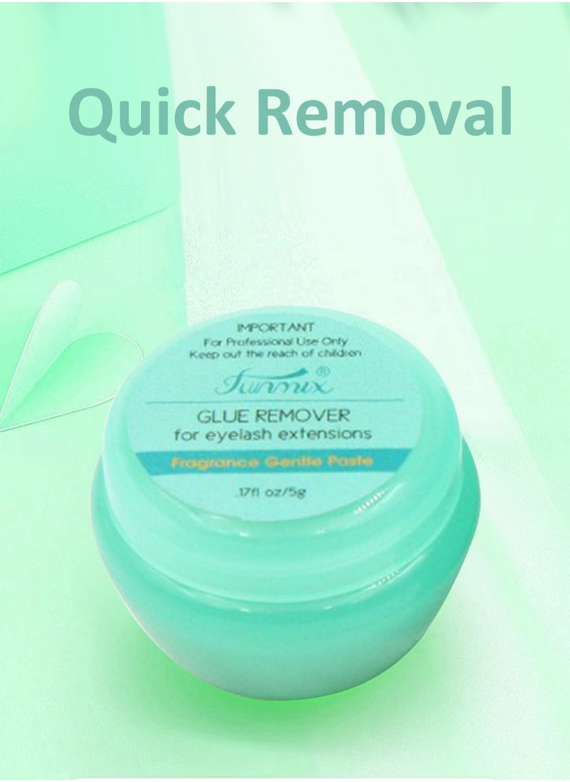FUNMIX - Glue Remover, Eyelash Removal Cream, Fast Dissolution Non-Irritating Lash Extension Supplies for Salon 5g - Image 1