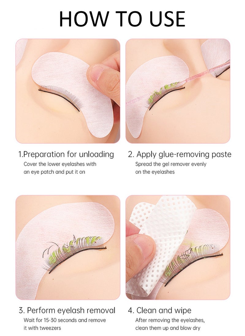 FUNMIX - Glue Remover, Eyelash Removal Cream, Fast Dissolution Non-Irritating Lash Extension Supplies for Salon 5g - Image 1