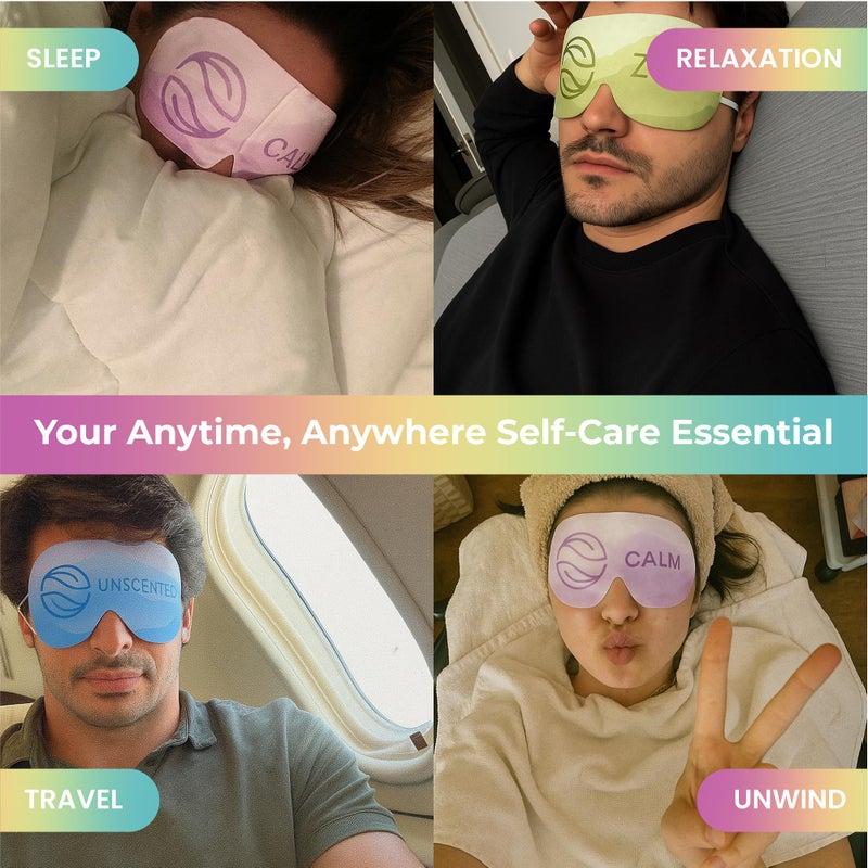 Body Restore Heated Eye Mask for Dry Eyes 30 Pack - Self Heating Warm Compress, Christmas Stocking Stuffers, White Elephant, Birthday Gifts for Women, Men, Stye Eye Treatment, Relaxation - Variety - Image 5