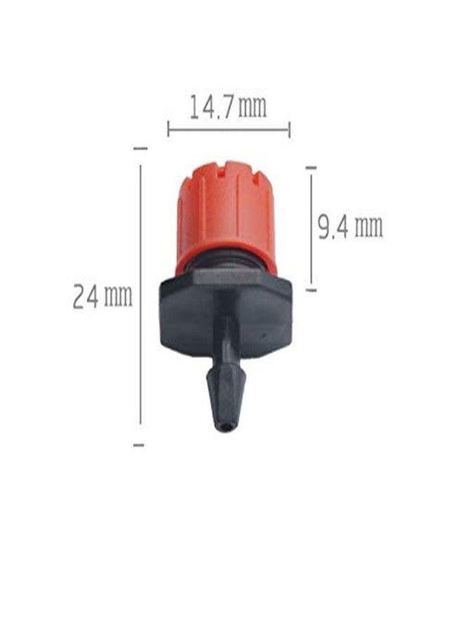 لاسوم مجموعة لاسوم من 50 قطعة من قطارات الري القابلة للتعديل، مزودة بفوهات 1/4 بوصة، نظام ري بالتنقيط للنباتات، مناسبة لحدائق الخضراوات، وأحواض الزهور، والمروج، وحدائق الأعشاب. - Image 2