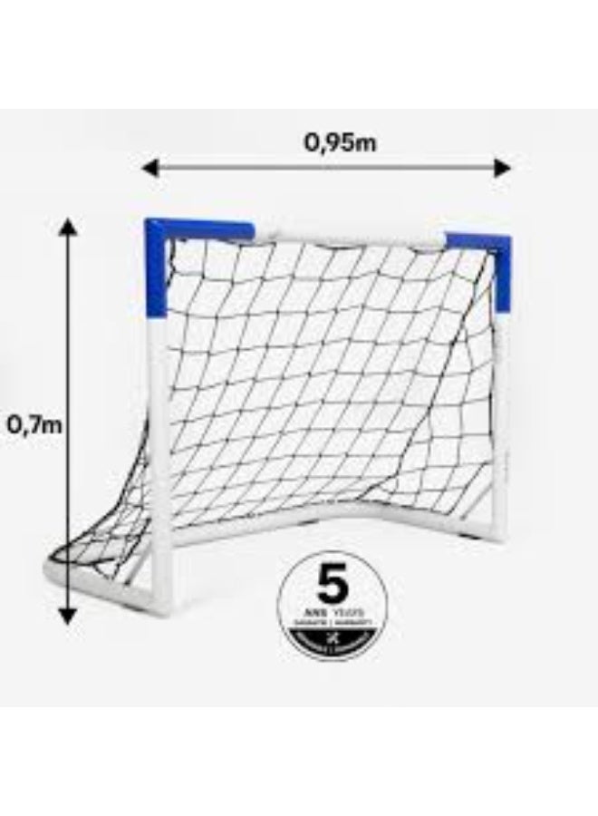 مرمى كرة قدم صغير للأطفال مع شبكة - مرمى كرة قدم محمول للعب في الأماكن المغلقة والمفتوحة - Image 2