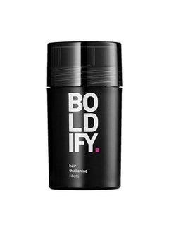 Boldify بودرة شعر من ألياف الشعر للشعر الخفيف (رمادي غامق) زجاجة 12 جرام، حشو طبيعي للشعر غير قابل للكشف، يخفي تساقط الشعر على الفور، مكثف للشعر للشعر الناعم للنساء والرجال  - Image 2