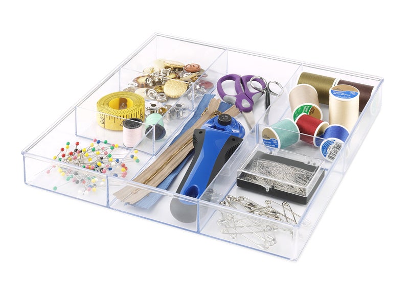 Whitmor 6-Section Clear Drawer Organizer - Image 5