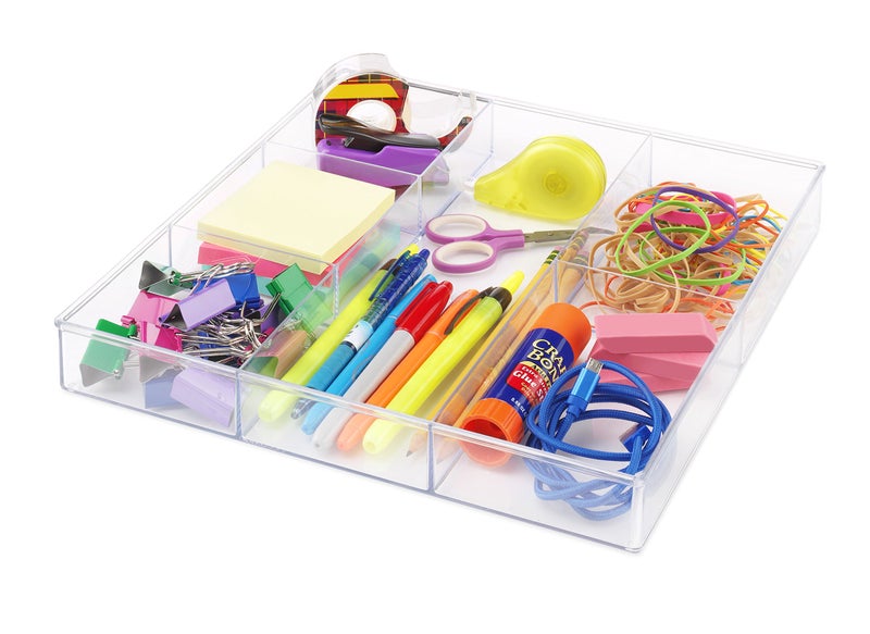 Whitmor 6-Section Clear Drawer Organizer - Image 4