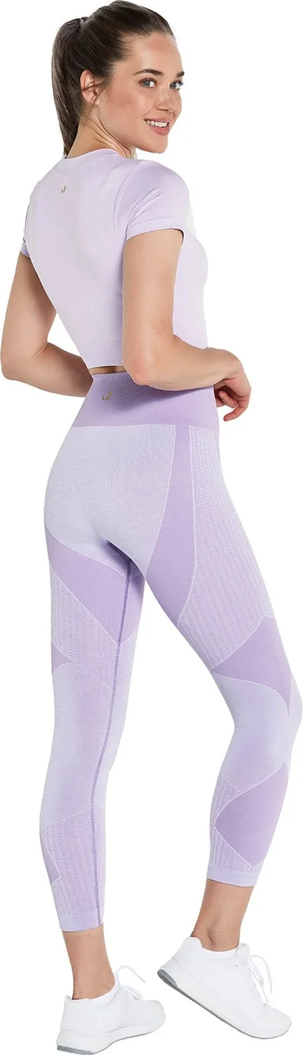 Jerf Captiva Soft Textured & Stretchy Crop Top Purple
