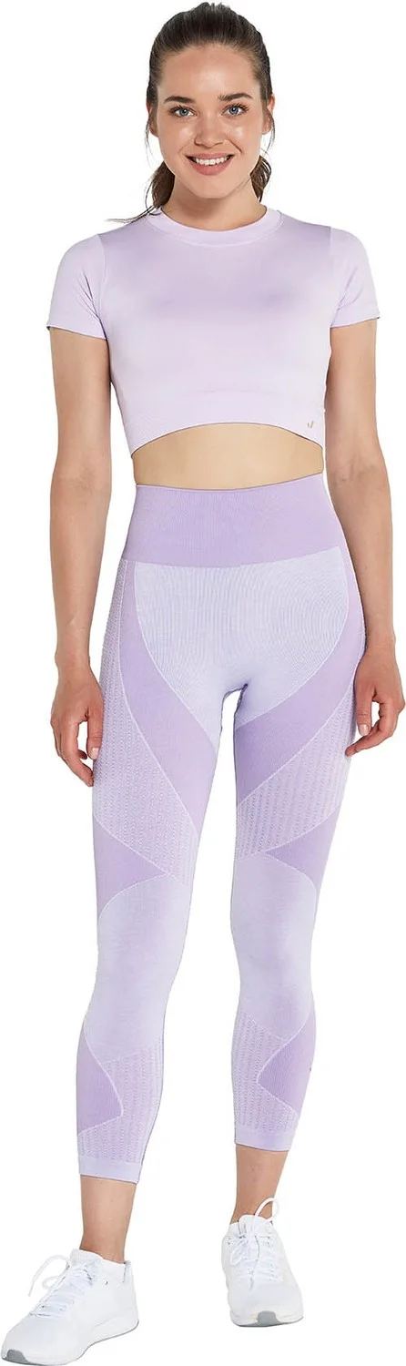 Jerf Captiva Soft Textured & Stretchy Crop Top Purple