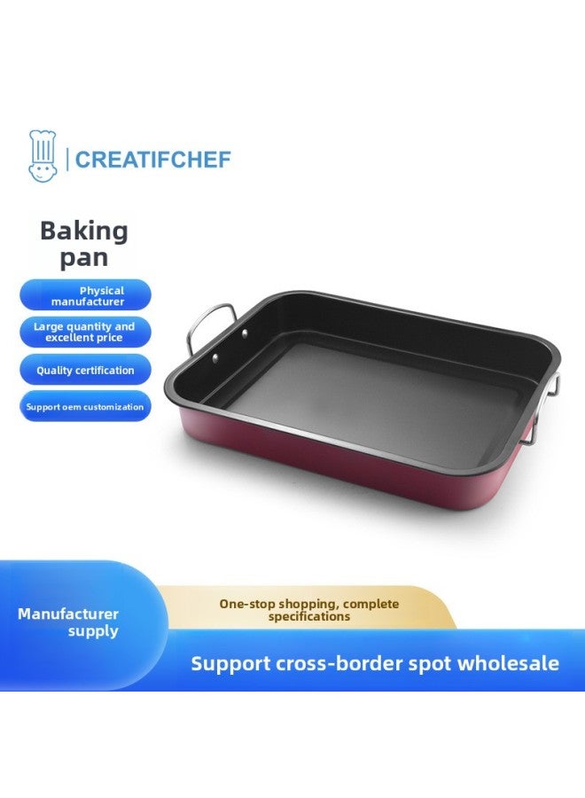 Non-stick Baking Pan Carbon Steel Baking Pan Rectangular Cake Baking Pan Bread Baking Pan Baking Chicken Pan
