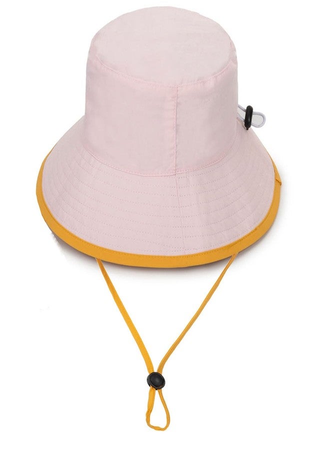 CaySep Kids-Girls-Summer-Sun-Hat Outdoor-UV-Protection-Mesh-Fishing-Hat Quick-Drying Wide Brim Beach Hats (1-2Years) - Image 1