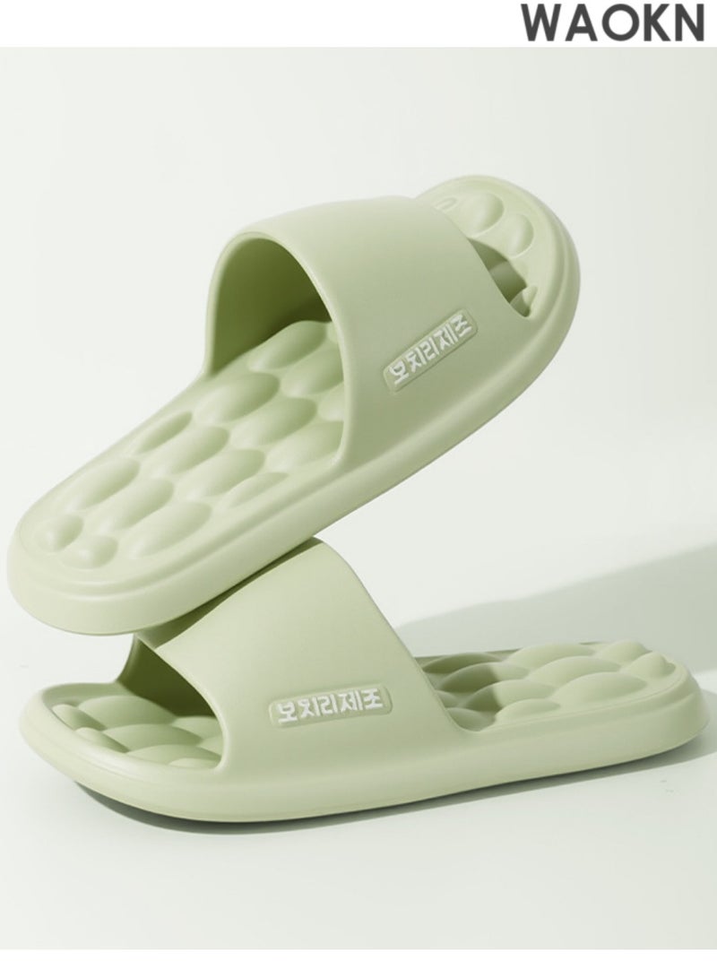 دبليو أيه أو كي أن شبشب تدليك بفقاعات للنساء والرجال: شبشب سبا بفقاعات ليتشي مرح بتصميم وسادة سحابية. مثالي للصالات الرياضية، يتميز بنعل سميك مانع للانزلاق، مثالي للاستحمام وغرف النوم والاستخدام المنزلي. يتميز بفوائد العلاج الانعكاسي، ويجمع بين الراحة والتأثيرات العلاجية. حذاء متعدد الاستخدامات يجمع بين المرح والعملية والراحة، مثالي للارتداء اليومي في مختلف الأماكن الداخلية. - Image 4