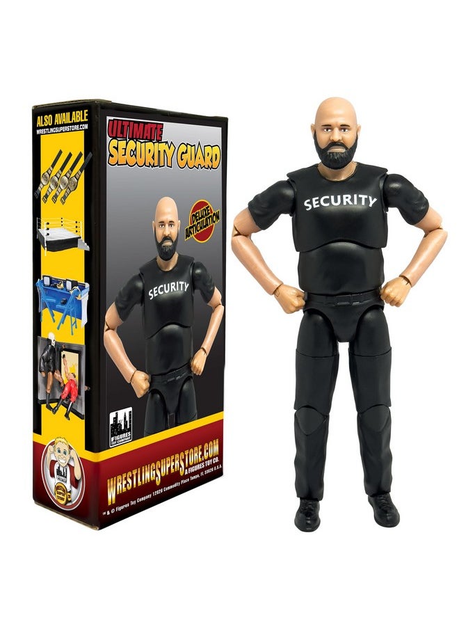 Figures Toy Company - Ultimate Security Guard With Deluxe Articulation For Wrestling Action Figures - Image 1