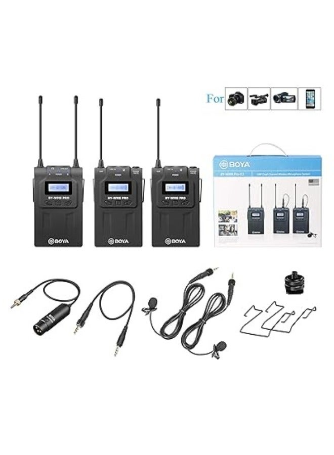 BOYA BOYA RX8 Pro Dual Wireless Lavalier Microphone System – Camera Mount Compatible with DSLR/Mirrorless – BY-WM8 Pro Series  - Image 3