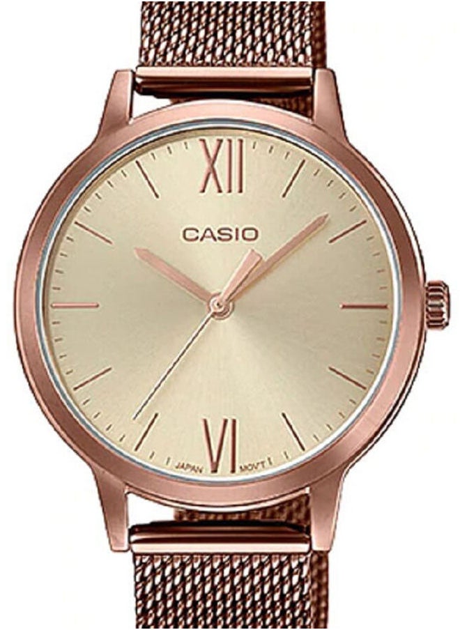 CASIO Stainless Steel Analog Wrist Watch LTP-E157MR-9ADF  - Image 3