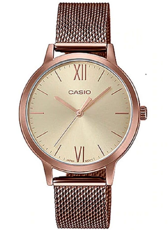CASIO Stainless Steel Analog Wrist Watch LTP-E157MR-9ADF  - Image 1