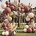 HIBAOpati Boho Balloons Pink Nude Balloon Garland Double Stuffed Matte Cream Dusty Rose Balloon Arch Kit for Birthday Baby Showers Wedding Bridal Baptism Love Party Decorations - Image 3