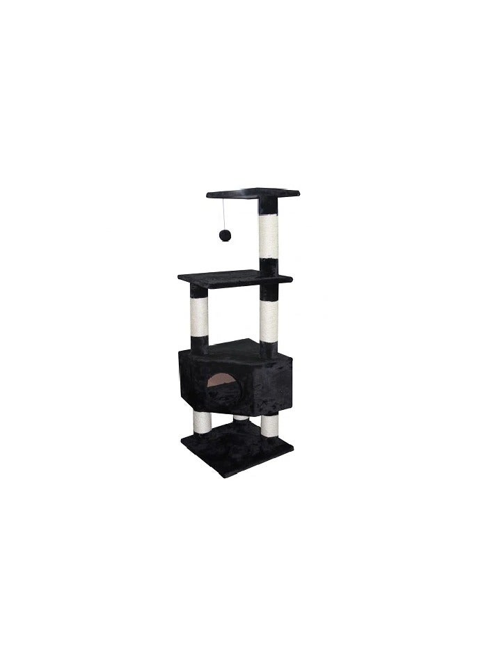 Ebi Classic Cat Tree Loonaa Black 40x40x135cm - Image 1