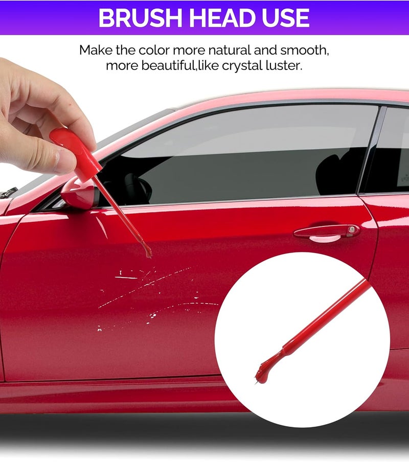 RACOONA Car Touch Up Paint,Touch Up Paint for Cars,Car Paint Automotive Paint,Car Paint Scratch Repair Car Paint Pen,Car Accessories Car Scratch Repair Automotive Touchup Paint for Various Cars (Red) - Image 4