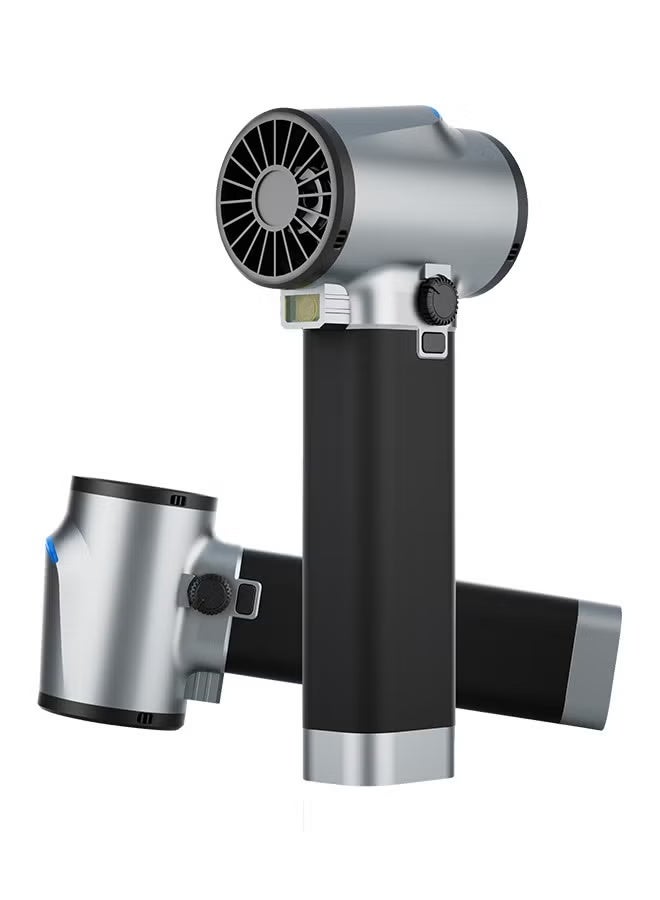 بلو فاير منفاخ هواء توربو 750 واط لتجفيف السيارات | سرعة هواء فائقة 55 م/ث وثبات دفع 1400 جم | مزود بمحرك بدون فُرش قابل للشحن مع شاشة LCD وإضاءة LED | منظف هواء قوي متعدد الاستخدامات للسيارة والمنزل والحديقة - Image 1