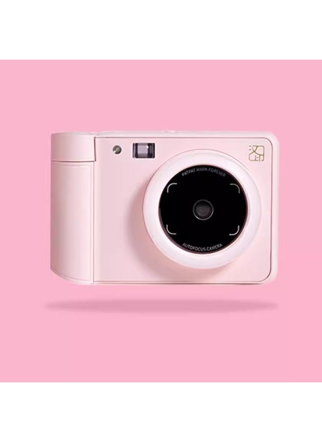 Generic Han Yin Z1 Polaroid One-time Imaging Camera Photo Printer Digital Photo Color Printing Student Camera-Color:Pink Contains 45 Photographic Paper, Official Standard  - Image 1
