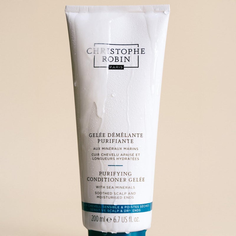Christophe Robin Purifying Lightweight Conditioner GelÃ¨e With Sea Minerals for Soft Lengths and Oily Scalp 6.7 fl. oz - Image 4