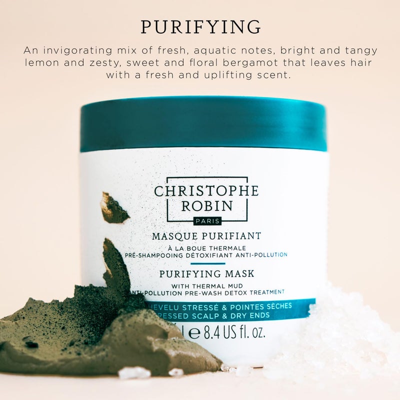 Christophe Robin Purifying Lightweight Conditioner GelÃ¨e With Sea Minerals for Soft Lengths and Oily Scalp 6.7 fl. oz - Image 2