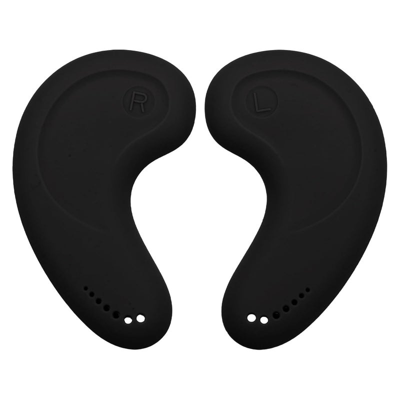 واقيات الأذن السوداء القابلة لإعادة الاستخدام من السيليكون لصالغات صبغ الشعر والاستخدام المنزلي - Image 2