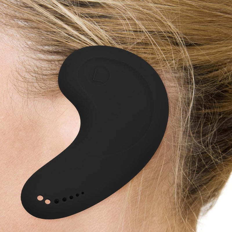 واقيات الأذن السوداء القابلة لإعادة الاستخدام من السيليكون لصالغات صبغ الشعر والاستخدام المنزلي - Image 5