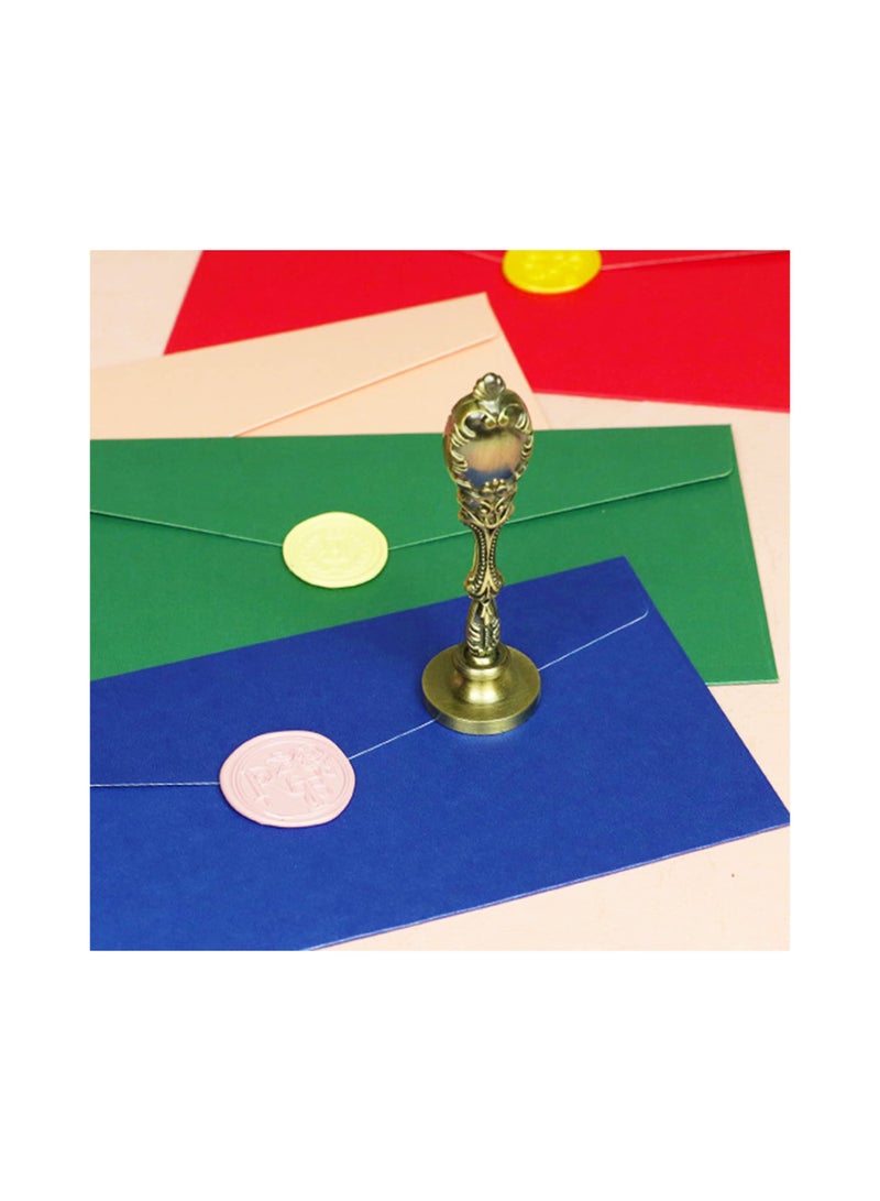 30 Colorful Pearl Wax Sealed Envelopes for Weddings Gifts and Parties Assorted Vibrant Colors 22cm X 11cm - Image 3