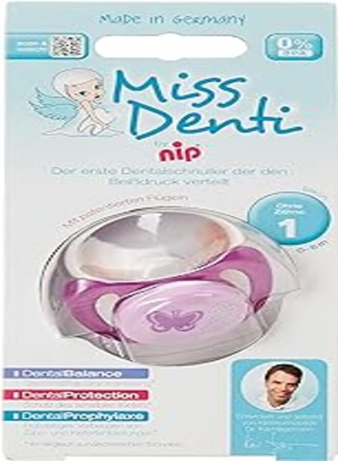Nip miss denti soother, size 1 (0-6 m) green_318007