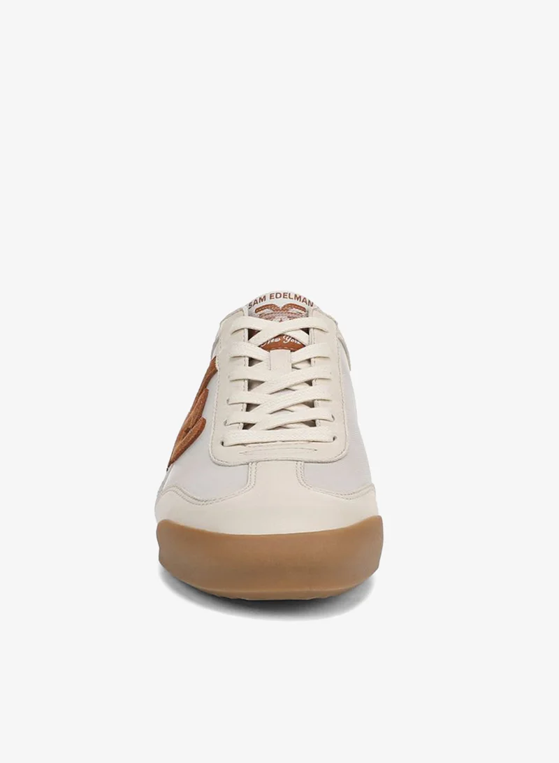 Sam Edelman BEIGE Ivey Lace Up Sneaker for Women | Best Price UAE