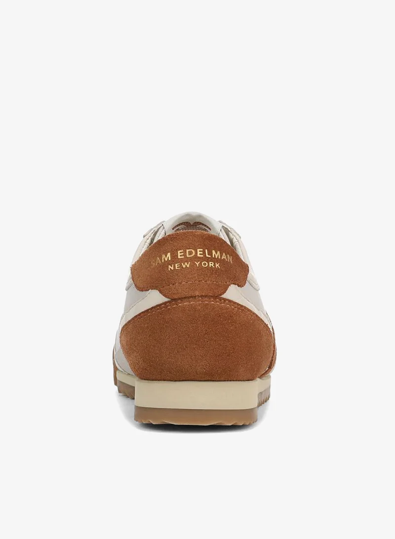 Sam Edelman BEIGE Ivey Lace Up Sneaker for Women | Best Price UAE
