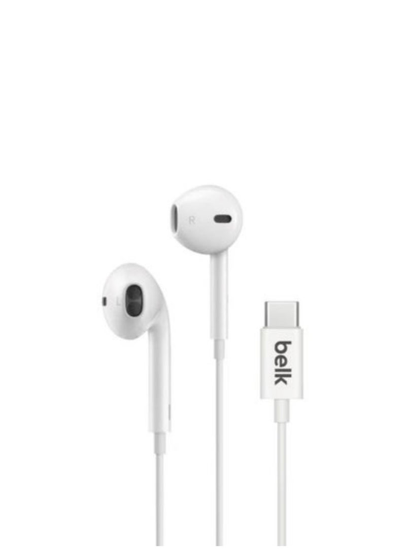 Belk Type-C Earphones – Exceptional surround sound experience and superior quality. Crystal-clear sound and noise isolation. - Image 1