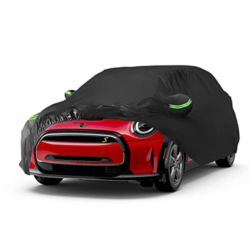 Proadsy 2025 Upgrade Car Cover for Mini Cooper 2002-2024 2025, Waterproof All Weather for Automobiles, Windproof Snowproof Rain Hail Sun UV Protection Full Outdoor Indoor Exterior Car Covers, Black - Image 1