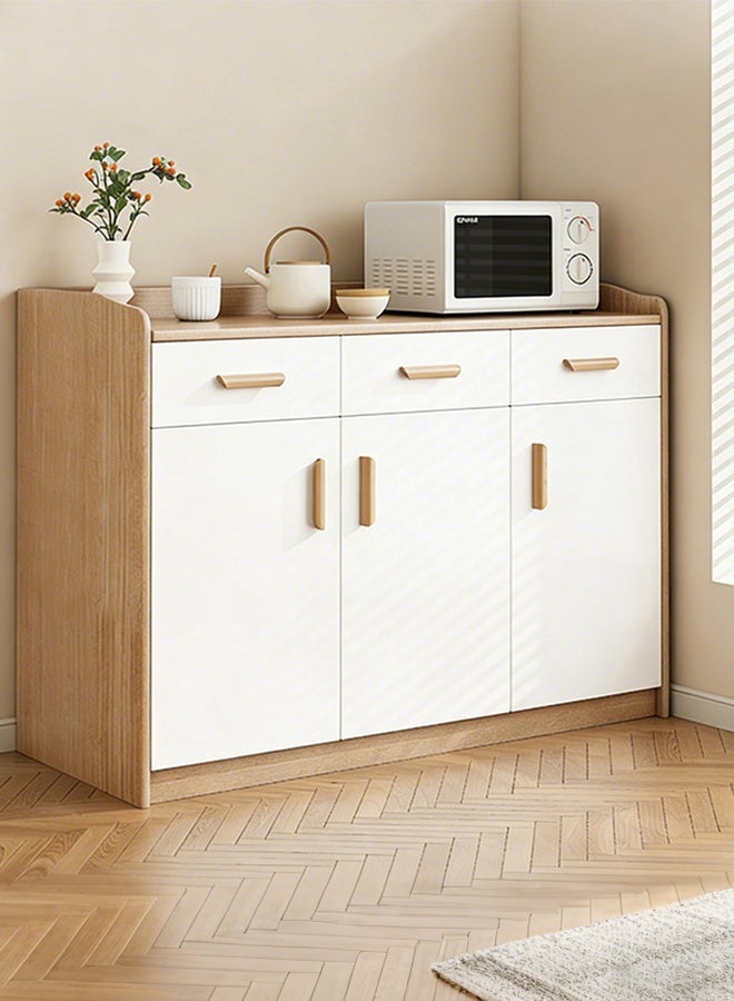 VUCATIN Storage Cabinet Kitchen Pantry Storage Cabinet Cupboard 120*36*80cm Sideboard Storage Cabinets Entryway Console Table Home Furniture Organizer Cabinets for Office Garage - Image 1