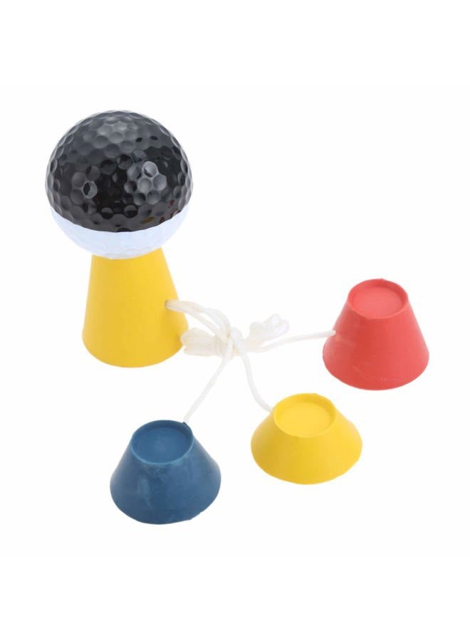 MUXSAM 4Pcs Rubber Winter Golf Tees 44mm 38mm 22mm 12mm Rubber for Frosty Days - Image 1