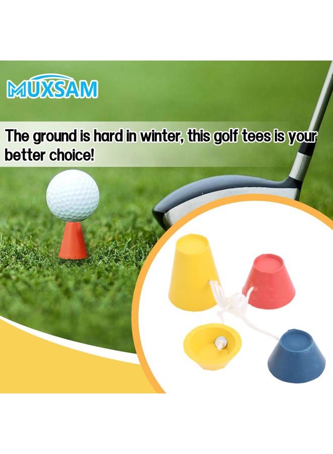MUXSAM 4Pcs Rubber Winter Golf Tees 44mm 38mm 22mm 12mm Rubber for Frosty Days - Image 5