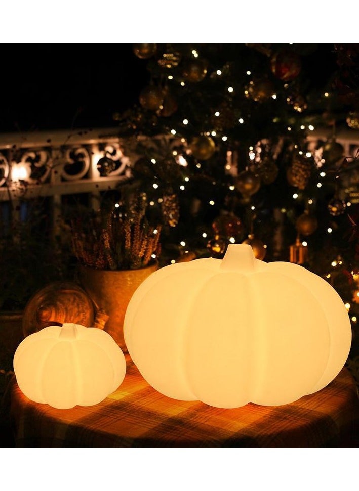 Generic - Luminous Pumpkin Lantern Decoration Halloween Garden Pathway Pumpkin Post Lamp Landscape Patio Solar Lawn Lights - Image 1