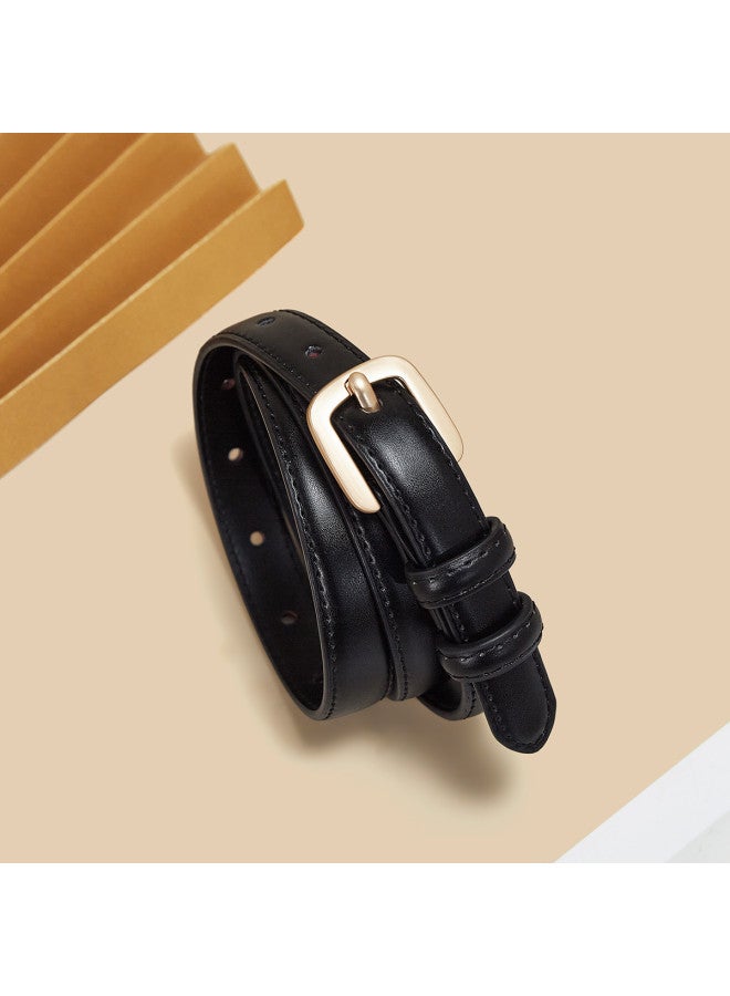 SAFIYA Qixi Festival Gift】2025 New Two-layer Cowhide Belt For Women, Jeans Belt With Pin Buckle - Image 5