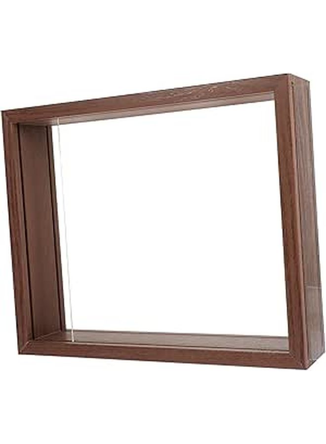 Wooden Glass Pressed Flower Frame Shadow Box Display Home Decor DIY Photo Holder - Image 1
