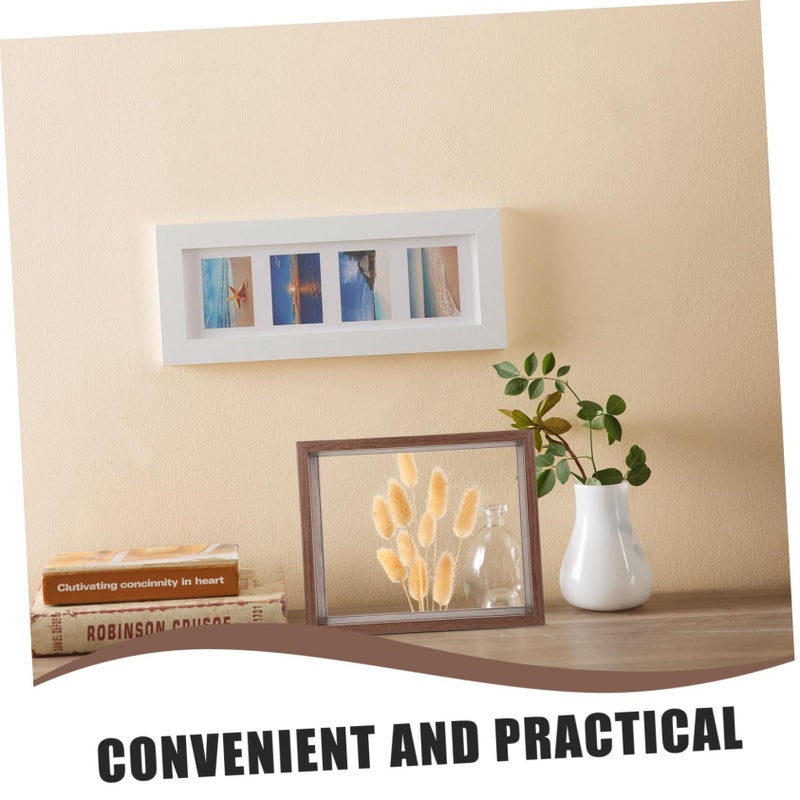 Wooden Glass Pressed Flower Frame Shadow Box Display Home Decor DIY Photo Holder - Image 5