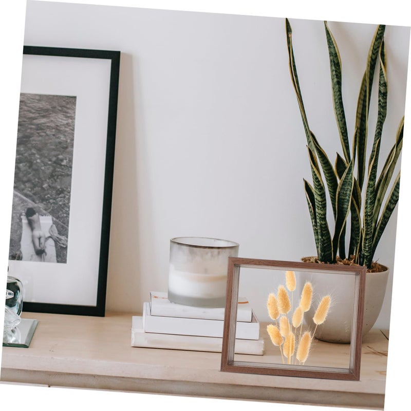 Wooden Glass Pressed Flower Frame Shadow Box Display Home Decor DIY Photo Holder - Image 4