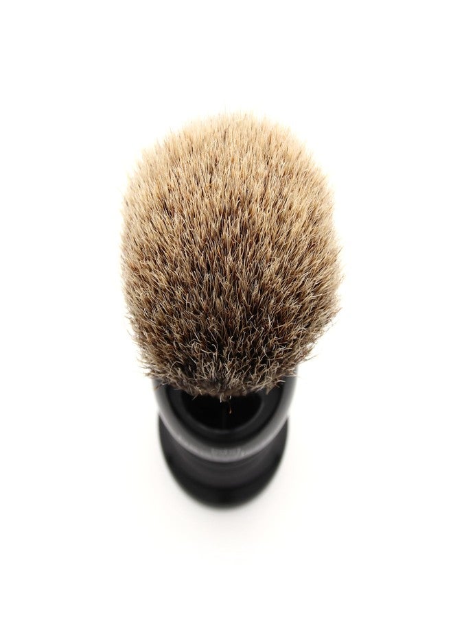 Edwin Jagger 1EJ286 Medium Super Badger Shaving Brush, Imitation Ebony for use with Shaving Cream or Soap for Men - Image 3