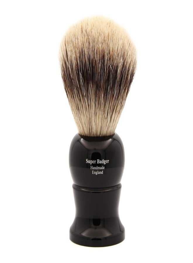 Edwin Jagger 1EJ286 Medium Super Badger Shaving Brush, Imitation Ebony for use with Shaving Cream or Soap for Men - Image 2