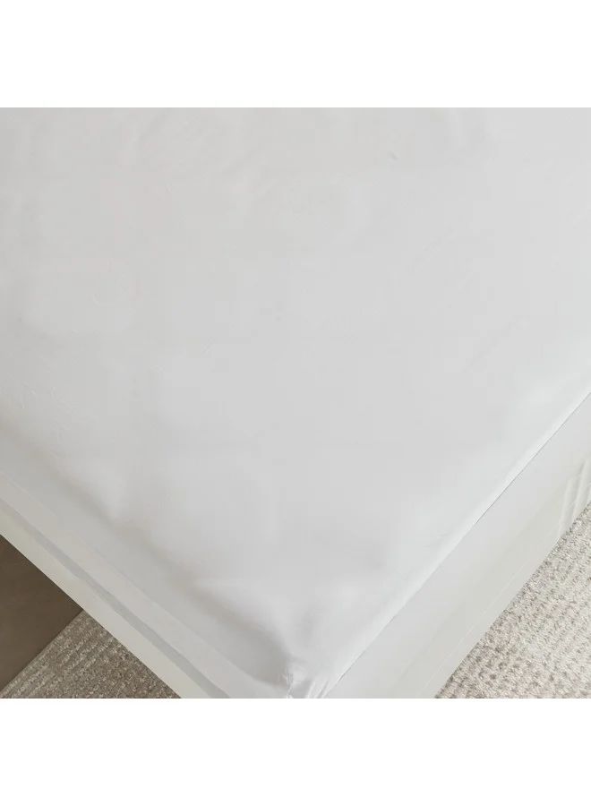 هوم بوكس شرشف سرير مقاس كوين بيورلي بيركال 200 × 40 × 150 سم