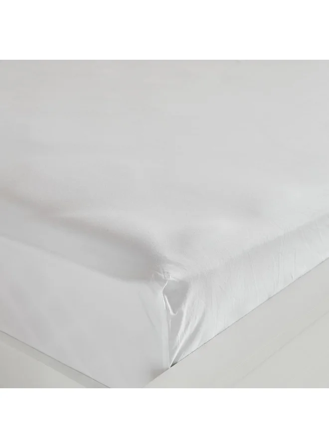 هوم بوكس شرشف سرير مقاس كوين بيورلي بيركال 200 × 40 × 150 سم