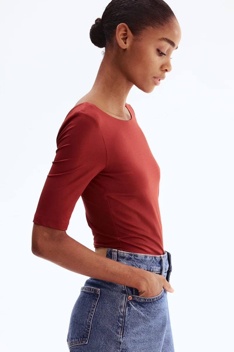 H&M Ballerina-neckline top