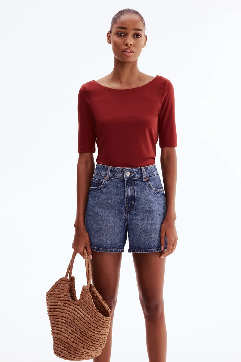 H&M Ballerina-neckline top