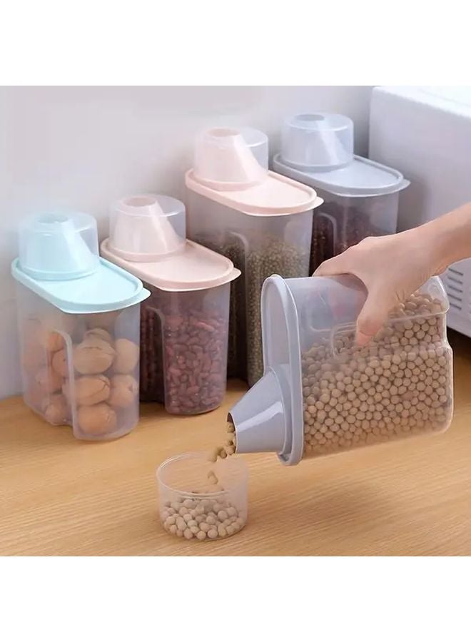 حاوية تخزين طعام الحيوانات الأليفة محكمة الإغلاق من جرين 2 سعة 5 لتر مع كوب قياس للكلاب والقطط - Image 5